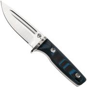 Afbeelding voor Medford The Deep 26-TD-01, 20CV Tumbled Blade, Black/Blue G10 duikmes