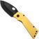 Afbeelding voor Medford TFF-1 DLC S45VN Blade, Gold Nitride Titanium Handles, Black Hardware, DLC Clip, zakmes