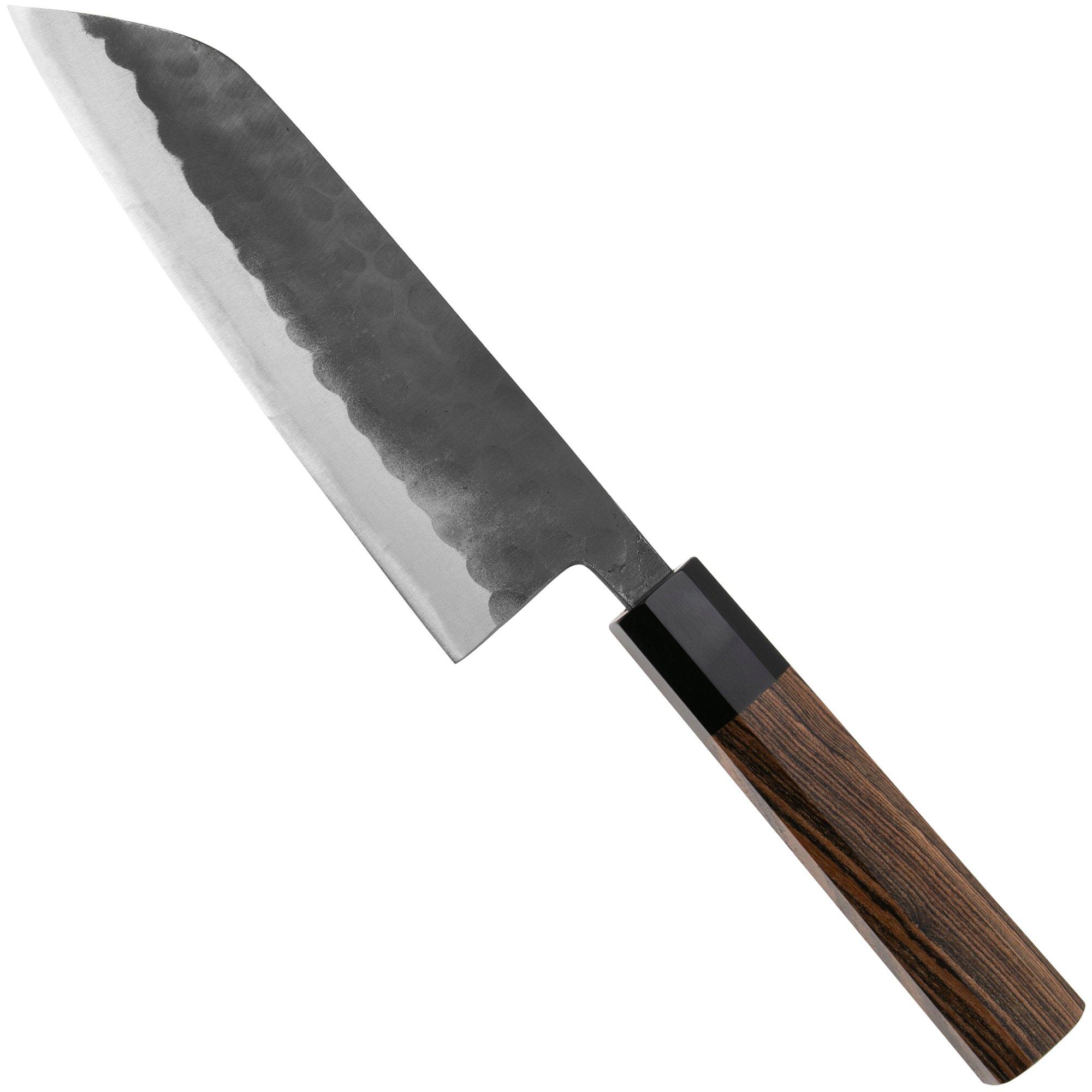 Munetoshi Black Hammer-Tone Santoku, 16.5 cm