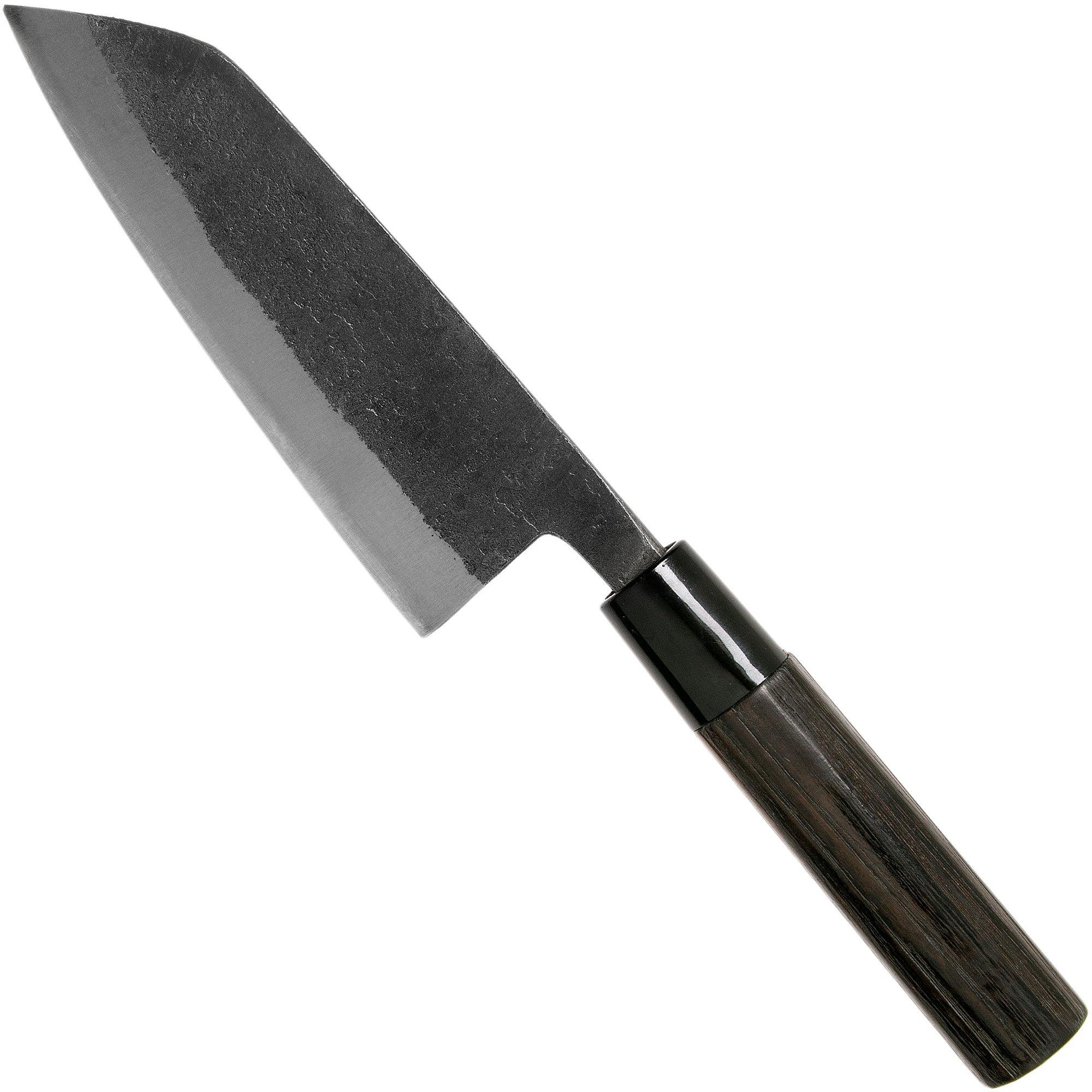 Nóż szefa kuchni Munetoshi Nashiji Black Ko-Bunka, 13,5 cm