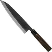 Munetoshi Nashiji Black Gyuto faca de chef 21 cm