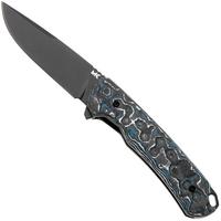 Afbeelding voor MK Knives & Tools Humbler Frost 02F.FC007, Stonewashed Black PVD MagnaCut, FatCarbon, zakmes