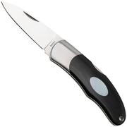 Afbeelding voor Moki Calliope Lockback 205ME Satin VG10, Black Micarta Pearl Inlay, zakmes