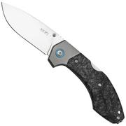 MKM Hero Stonewashed Carbon fibre, Titanium Bolsters, navalha