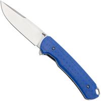 Afbeelding voor MK Knives & Tools Humbler Skyline 02F.BP002, Satin CPM MagnaCut, Blue CarbonTex G10 zakmes