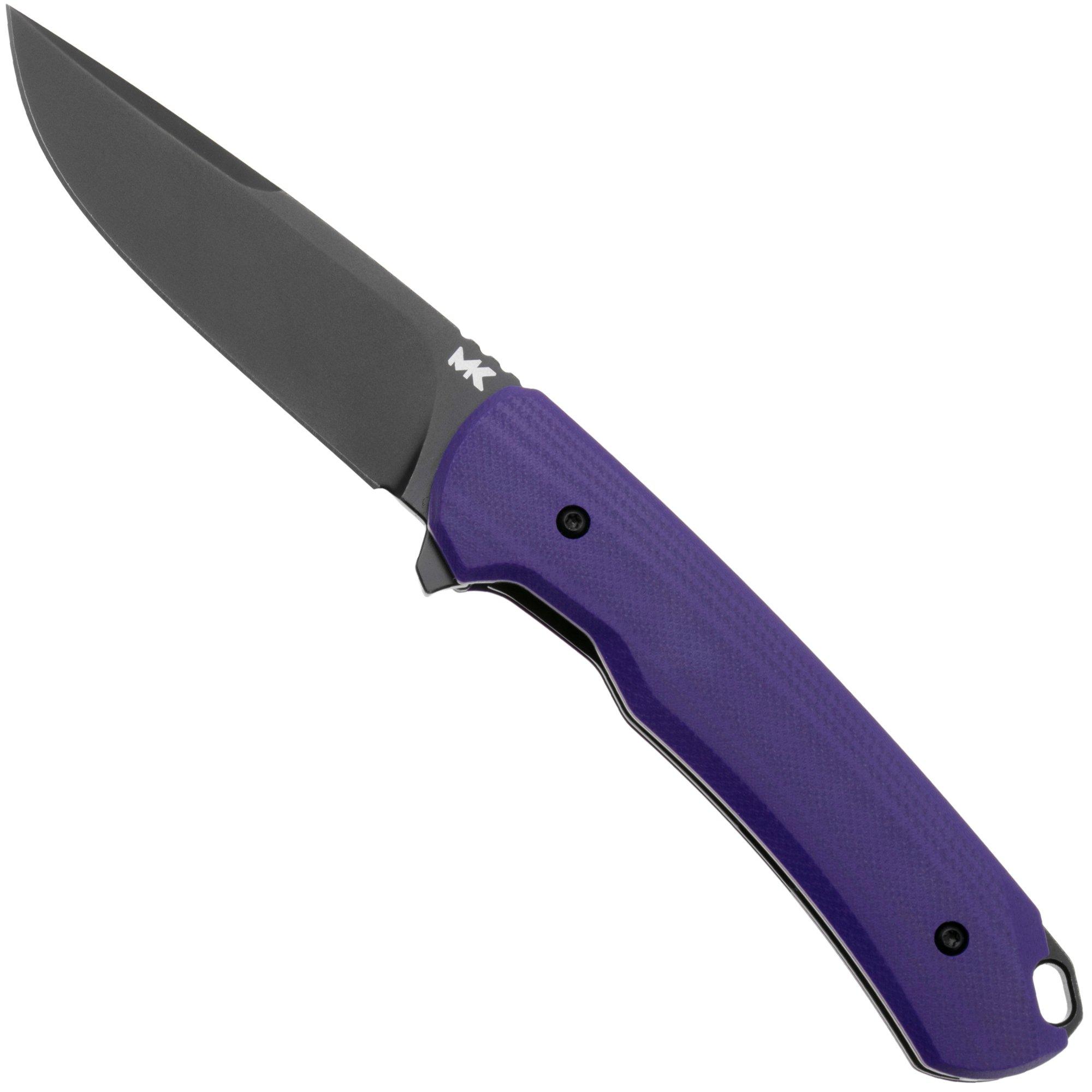Nóż składany MK Knives & Tools Humbler Nightberry 02F.BP003, Black CPM MagnaCut, Purple G10