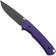 Afbeelding voor MK Knives & Tools Humbler Nightberry 02F.BP003, Black CPM MagnaCut, Purple G10 zakmes