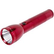 Maglite ML300L MagLed Flashlight 2-D cell, red