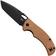 Afbeelding voor MKM Ciras MK CR-GCTB Black 14C28N, Coyote Tan G10, zakmes, Les George design