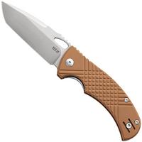 Afbeelding voor MKM Ciras MK CR-GCT Stonewashed 14C28N, Coyote Tan G10, zakmes, Les George design