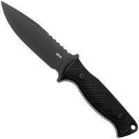 Afbeelding voor MKM Delta DL-GBKB TOP SHIELD Black N690, Black G10, vaststaand mes, Les George design