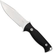 Afbeelding voor MKM Delta DL-GBK Stonewashed N690, Black G10, vaststaand mes, Les George design