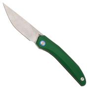 Afbeelding voor MKM Detonario DT-AG Stonewashed Böhler M390, Green Aluminium, zakmes, TNT Knives design