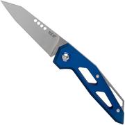 MKM Edge EG-ABL Blue Aluminum Taschenmesser, Graciut Design