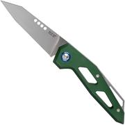 MKM Edge EG-AGR Green Aluminum pocket knife, Graciut design