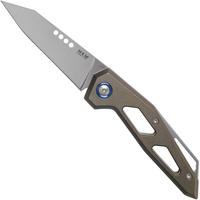 Afbeelding voor MKM Edge EG-TBR Bronze Stonewashed Titanium zakmes, Graciut design