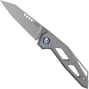 MKM Edge EG-T Sandblasted Titanium coltello da tasca, Graciut Design