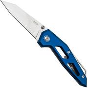 MKM Edge Linerlock EGL-ABL Blue Aluminum Taschenmesser, Graciut Design