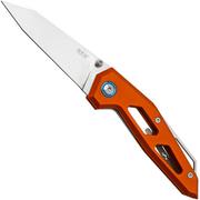 MKM Edge Linerlock EGL-AOR Orange Aluminum navalha, Graciut design