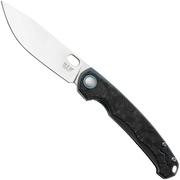 MKM Eclipse MK-EL-BLCF Magnacut, Blue Titanium Dark Matter Carbon Fiber Overlay, pocket knife