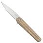 Image for MKM Flame Light FL01L-NC drop blade, natural micarta, pocket knife