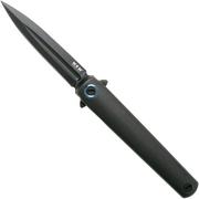 MKM Flame Dagger FL02-TDSW Dark Stonewashed Titanium coltello da tasca, Michael Zieba design