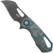 MKM Isonzo FX03-1CAD Hawkbill Dark Stonewashed, Arctic Storm Carbon Fiber, couteau de poche, Jesper Voxnaes design