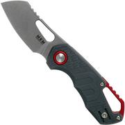MKM Isonzo FX03-2PGY Cleaver Wolf Grey FRN coltello da tasca, Jesper Voxnaes design