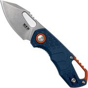 MKM Isonzo FX03-3PBL Clip point Blue FRN coltello da tasca, Jesper Voxnaes design