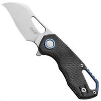 Image pour MKM Isonzo FX03M-1BC Hawkbill M390, Black Canvas Micarta, couteau de poche, Jesper Voxnaes design