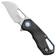 Immagine per MKM Isonzo FX03M-1BC Hawkbill M390, Black Canvas Micarta coltello da tasca, Jesper Voxnaes design