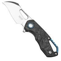 Afbeelding voor MKM Isonzo FX03M-1CM Hawkbill Marble Carbon Fiber zakmes, Jesper Voxnaes design