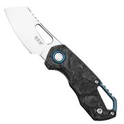 MKM Isonzo FX03M-2CM Cleaver Marble Carbon Fiber Taschenmesser, Jesper Voxnaes Design