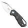 Image for MKM Isonzo FX03M-3CM Clip Point Marble Carbon Fiber pocket knife, Jesper Voxnaes design
