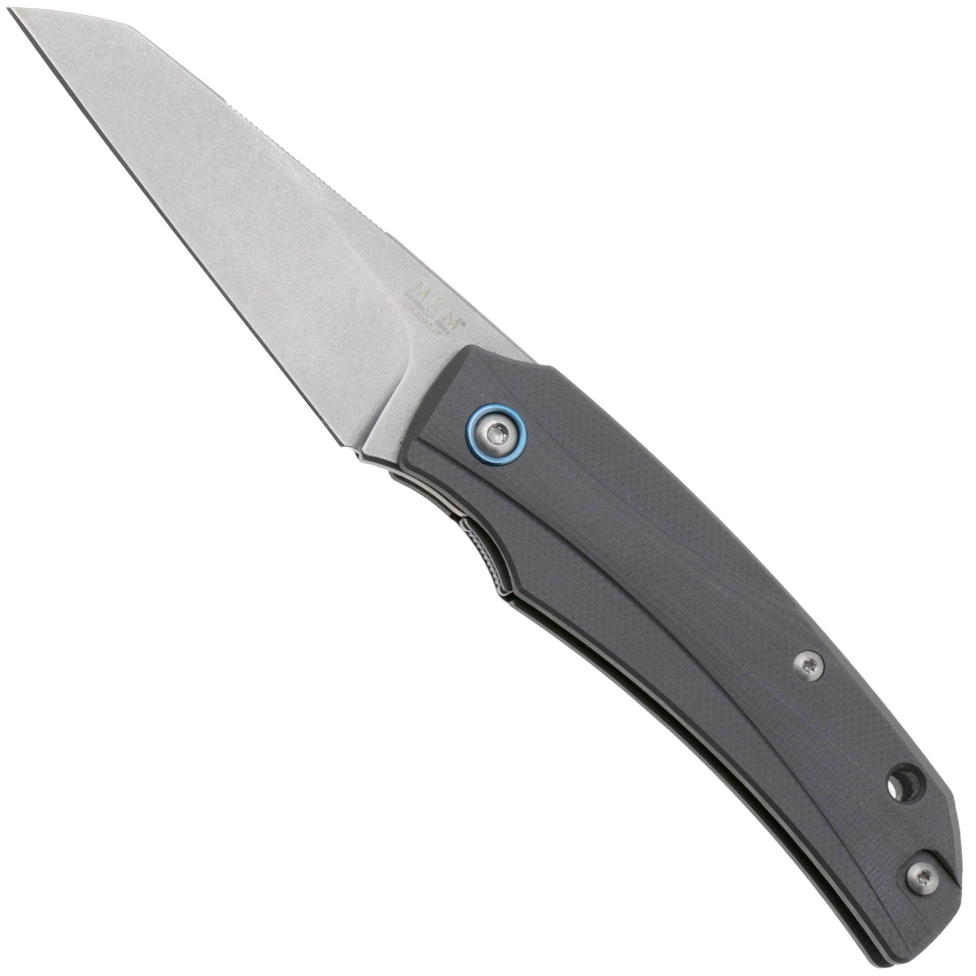 MKM Ice MK IC-GGY Stonewashed Magnacut, Grey G10, coltello da tasca, Tommaso Rumici e Denis Simonutti design