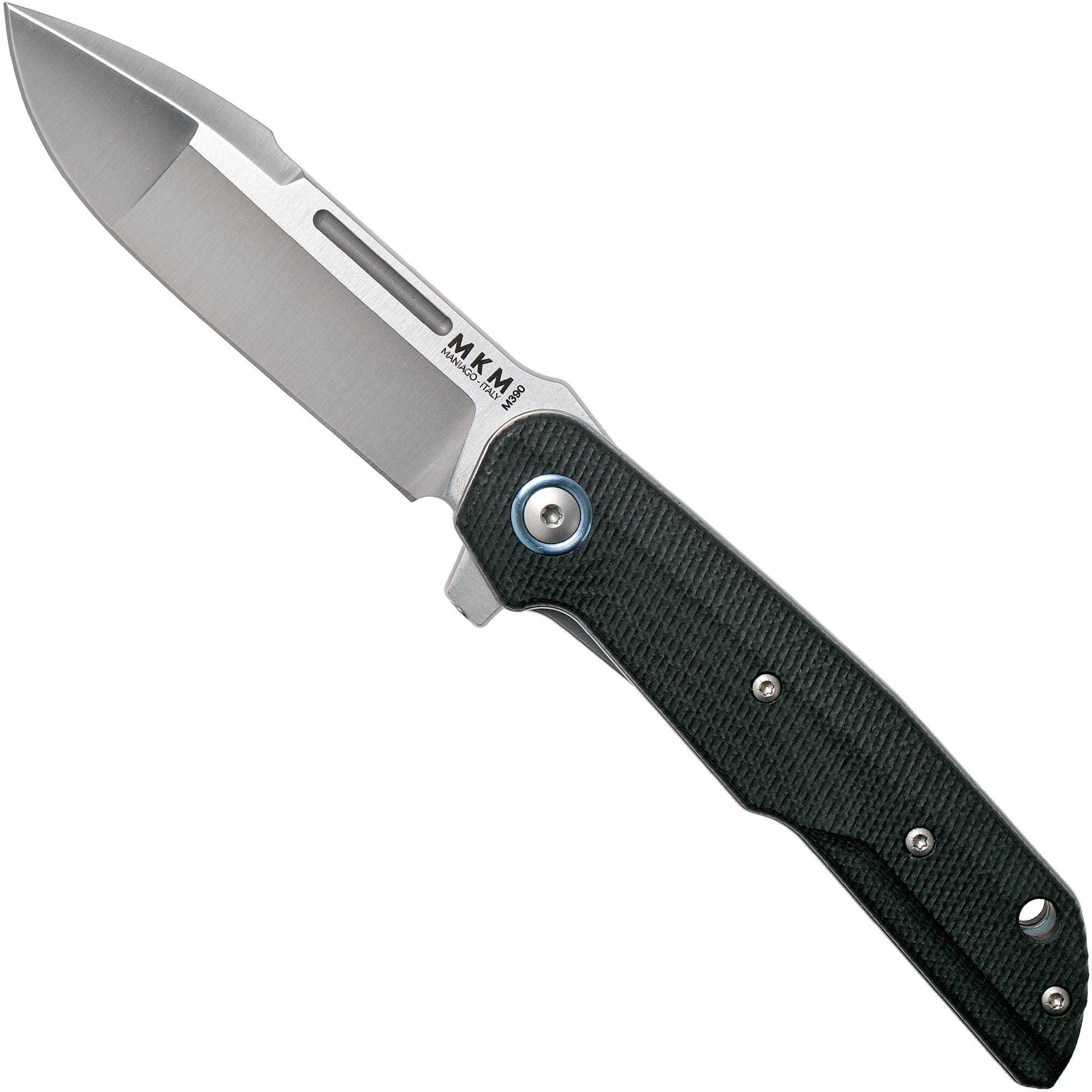 MKM Clap LS01-G BK Black G10 navaja, Bob Terzuola Design