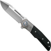 MKM Clap LS01-GT BK Titanium, Black G10 pocket knife, Bob Terzuola design