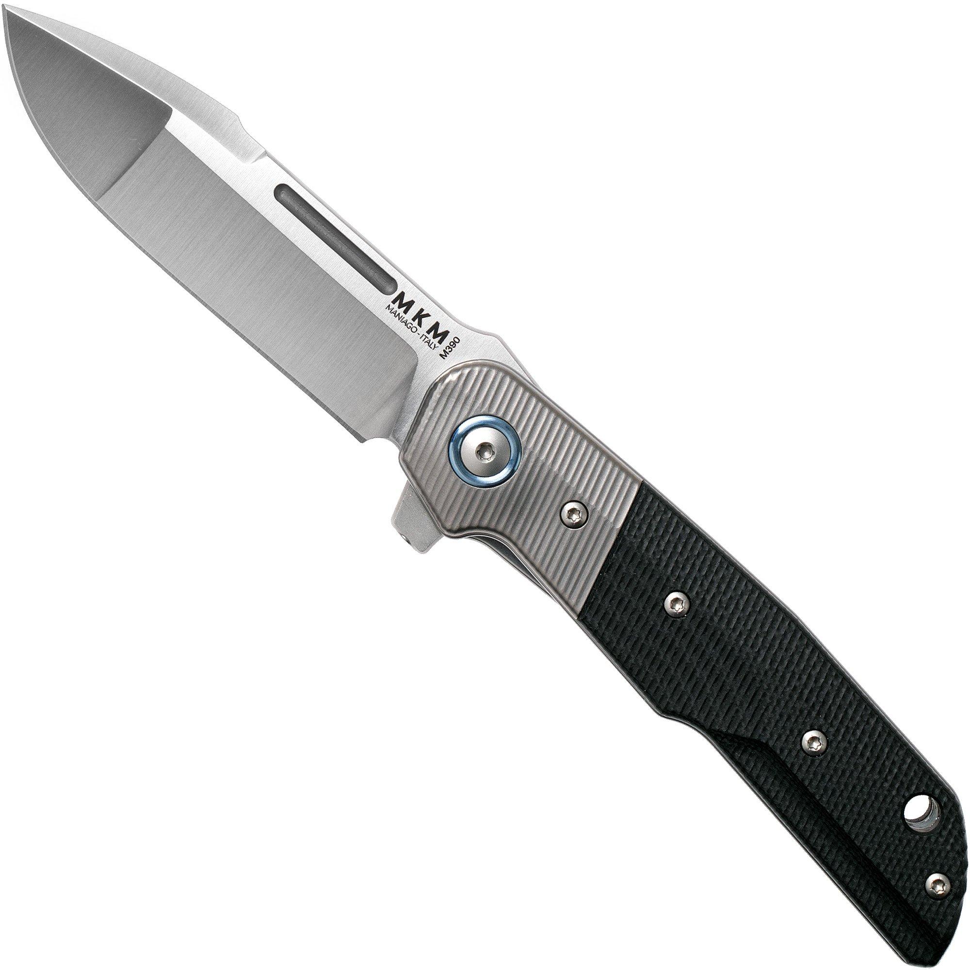 MKM Clap LS01-GT BK Titanium, Black G10 Taschenmesser, Bob Terzuola Design