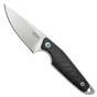 Image for MKM Makro 1 Droppoint, Stonewashed Carbon fibre fixed knife, Jesper Voxnaes design