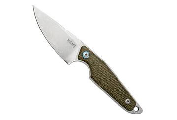 MKM Makro 1 Droppoint, Stonewashed Green Canvas Micarta cuchillo fijo, Jesper Voxnaes design