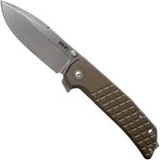 MKM Maximo MM-TBR Bronze Anodized Titanium navalha, Bob Terzuola design