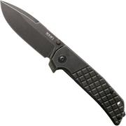 MKM Maximo MM-TDSW Dark Stonewashed Titanium coltello da tasca, design di Bob Terzuola