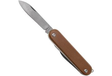 MKM Malga 5 MP05MAG-NC Magnacut Natural Canvas Micarta, navaja