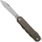 MKM Malga 6 MP06MAG-GC MagnaCut Green Canvas Micarta, pocket knife