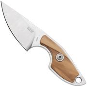 MKM Mikro 1 MK-MR01-O Olive Wood Neck Knife, Jesper Voxnaes Design