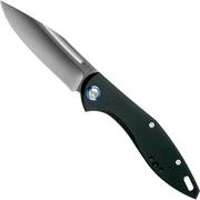 MKM Fara MY01-A Black Aluminium pocket knife, Lucas Burnley design