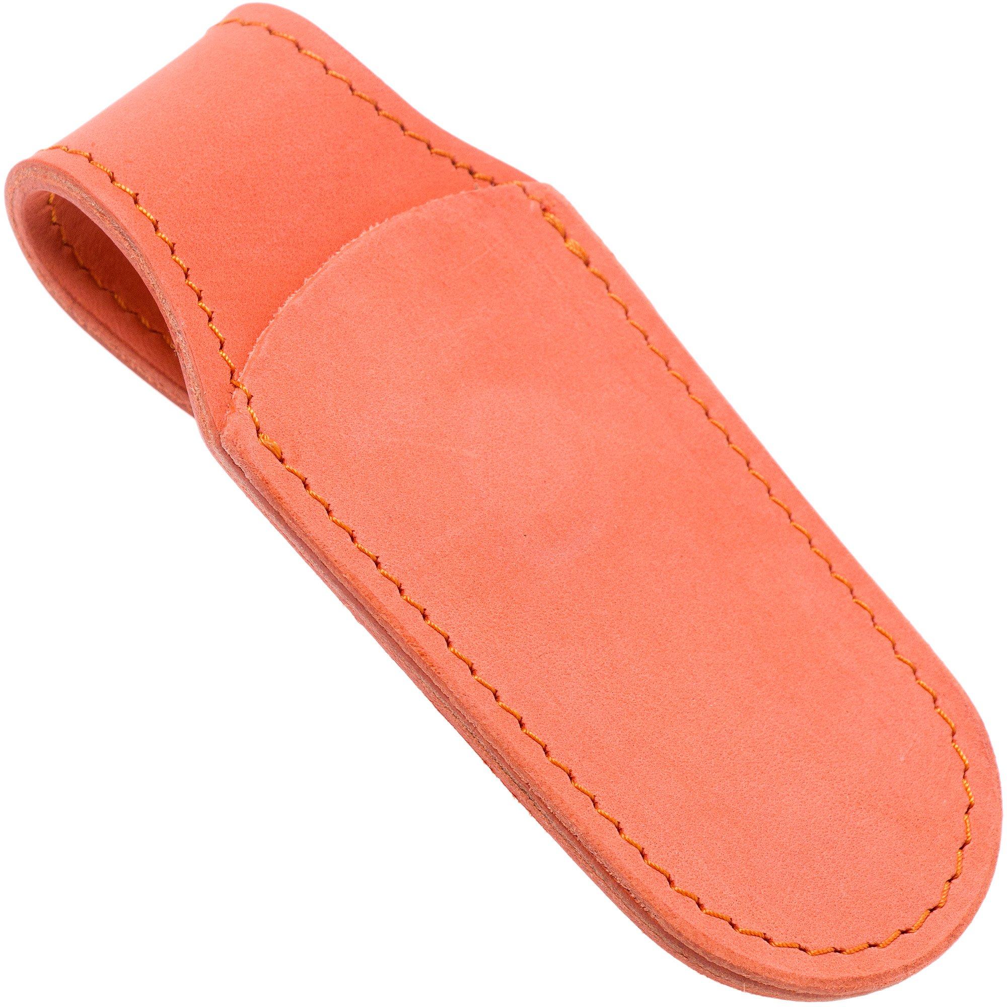 Skórzany pokrowiec MKM Pocket Leather Sheath, pomarańczowy