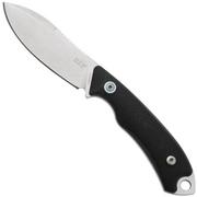 MKM Pocket Tango 1 Nessmuk PT1-GBK Black G10 cuchillo fijo, diseño David C. Andersen