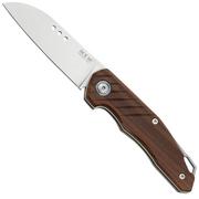 MKM Root RT-S Satin Santos Wood coltello da tasca, Jens Anso design