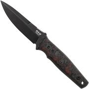 MKM TPF Defense MK-TPFD-CFDRD CPM MagnaCut, Dark Matter Carbon Fiber feststehendes Messer, Bob Terzuola Design